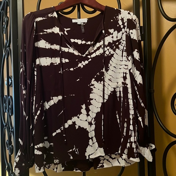 YOUNG FABULOUS & BROKE  Brown and White Tie Dye Set - Picture 7 of 11